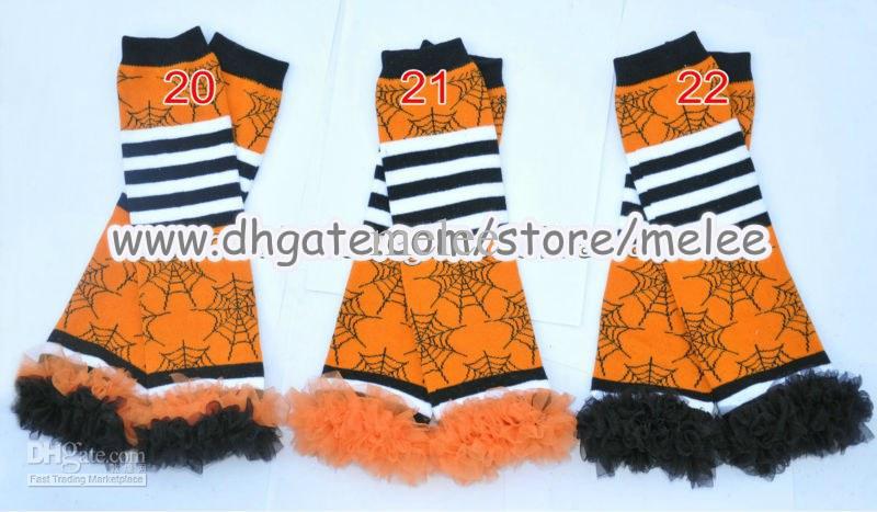 Halloween pompoen ruche beenwarmer baby kant been chevron volwassen armwarmers u kiest gratis kleur 15 paar/lot
