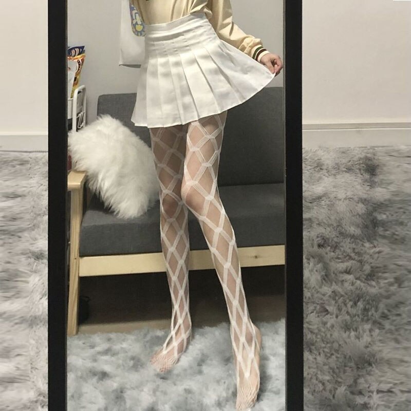 Collant gothique japonais en dentelle, bas en résille, noir, rétro, Rose, fleur, vigne, pantalon, amour, bas G, pour femmes: As Image13