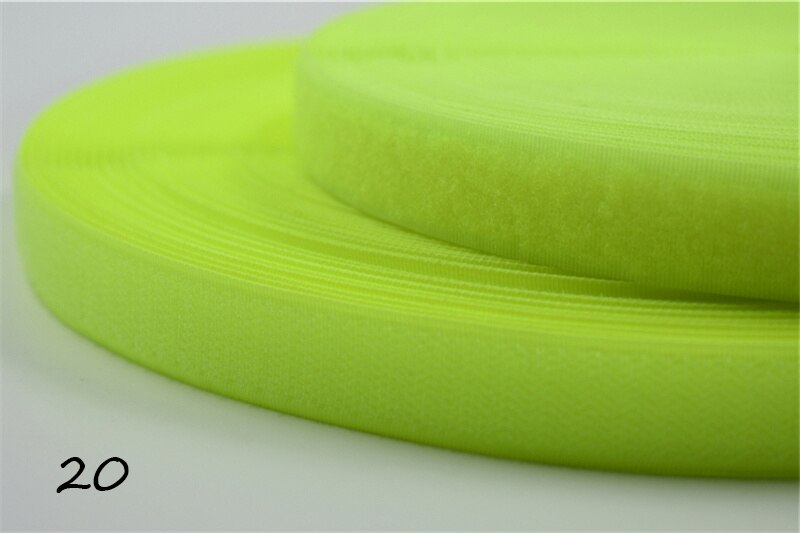 2cm 24m par krog og løkke selvklæbende tape velcro fleksible wrap sko tøj tape nylon sy på trykknapper: 20 24m par