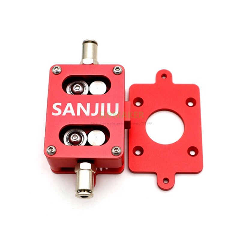 Red Black 3D Printer UM2 Ultimaker 2 Extended+ Extruder Feeder Double wheel Reducer Extruder 1.75/2.85/3mm Filament