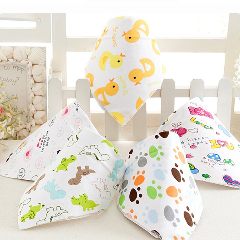 Katoenen baby bandana slabbetjes print baby voedingsdoek pasgeboren babador smock kinderen boerendoek goedkope babyspullen
