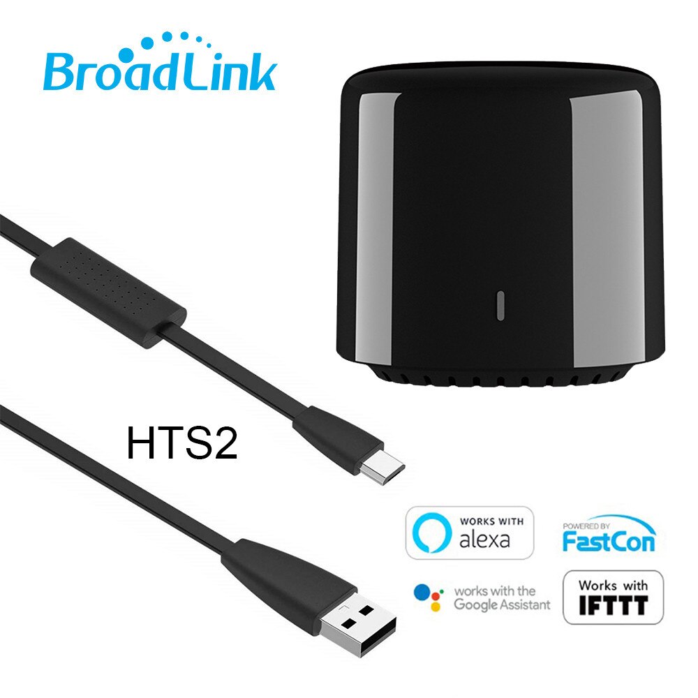 Broadlink RM4 Mini Smart Home Wifi Ir Afstandsbediening Intelligente Automatisering Modules Compatibel Met Alexa Google Thuis: RM4 mini HTS2