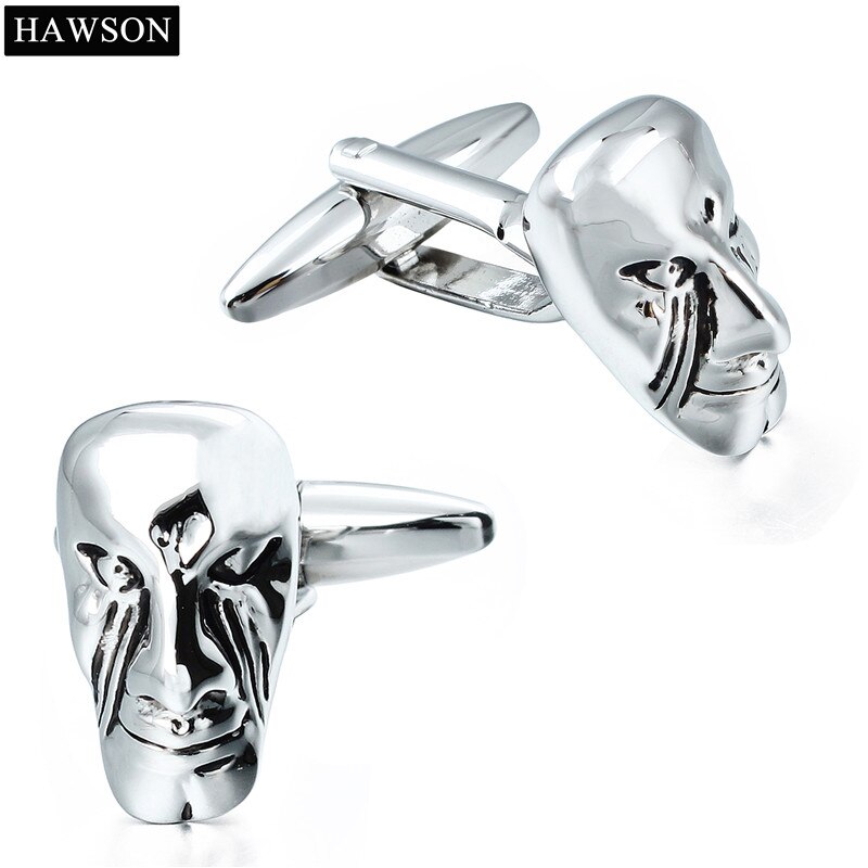 Hawson Schedel/Skeleton Manchetknopen Voor Mannen Klassieke Sieraden Manchetknopen Franse Shirts: 90417