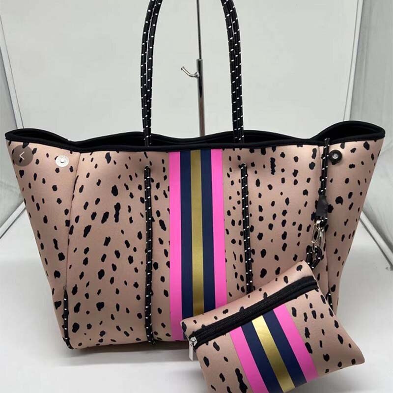 Waterdichte Handtas Vrouwen Mode Casual Tassen Grote Capaciteit Strandtas Lash Pakketten: Khaki