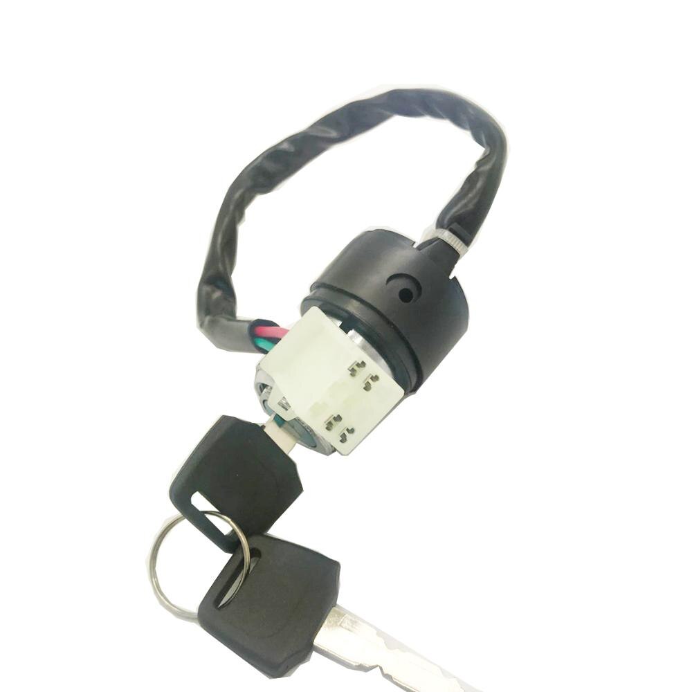 4 WIRE IGNITION KEY SWITCH FOR OEM KAZUMA FALCON ROKETA ATV 50CC 70CC 90CC 110 125CC