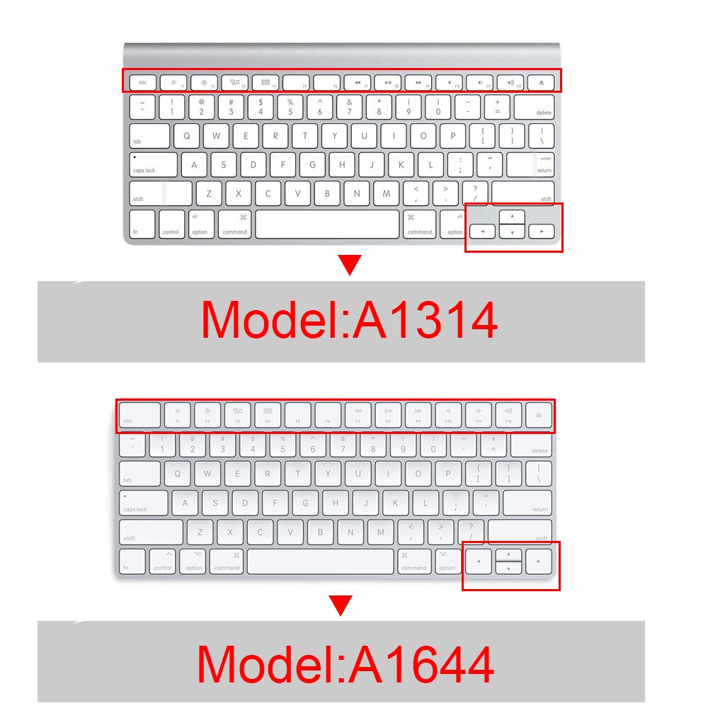 Clavier Apple filaire A2449 A2450 A1243 A1843 MB110LL/B, pour iMac , avec coque de protection en Silicone pour clavier numérique
