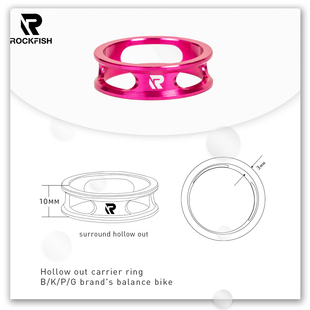 Rockfish cc -218 cnc poleringsanode 5g ring til pushbike
