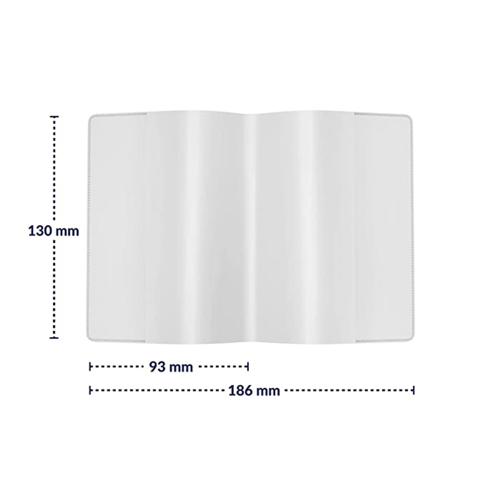 1/4pcs Waterproof Travel Dirt Passport Holder Cover Wallet Transparent Pvc Id Card Vaccination Certificate Protective Case