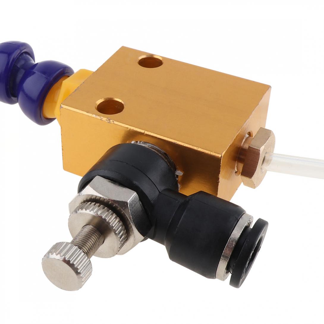 Excellent Mist Coolant Lubrication Spray System Unit with 8mm Air Pipe and Intake Throttle Valve for CNC Lathe /Milling/Machine