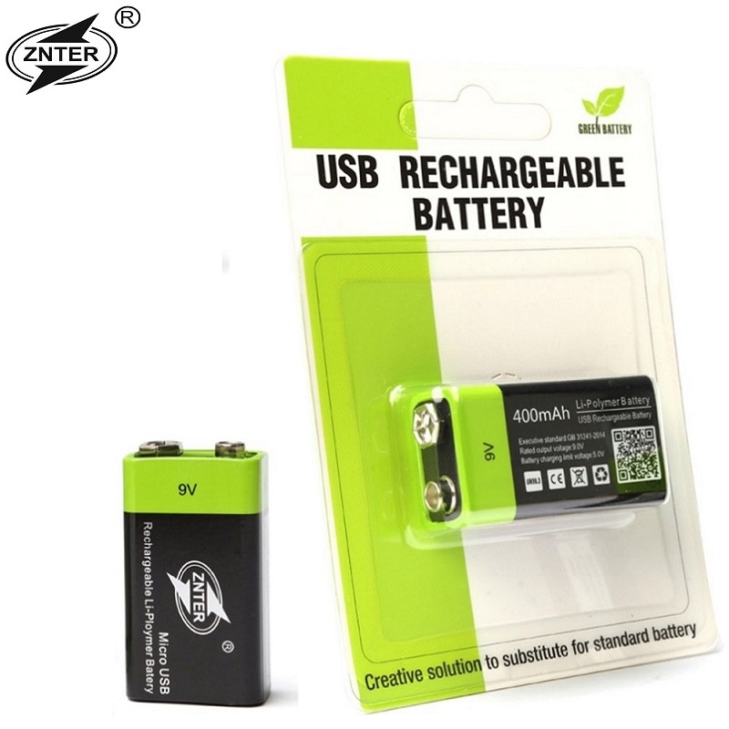 ZNTER/DP/UNITEK/PKCELL 6F22 -selling 9 V Oplaadbare Batterijen Voor rookmelders Draadloze Microfoons