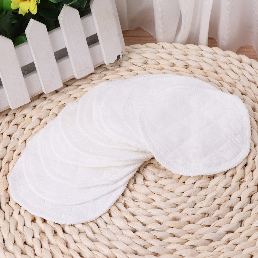 10Pcs Reusable Washable Breastfeeding Breast Nursing Pad Spill Proof Pregnant