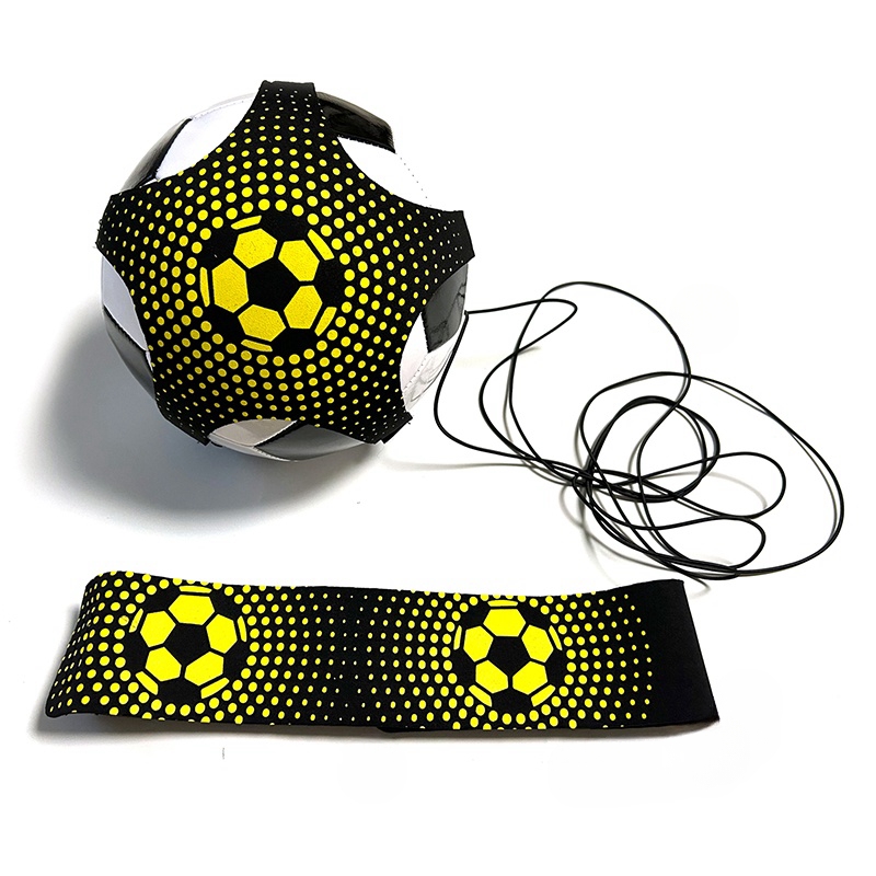 Soccer Ball Juggle Bag Children Auxiliary Circling Belt Kick Solo Soccer Trainer Football Kick Kids Football Training Equipment
