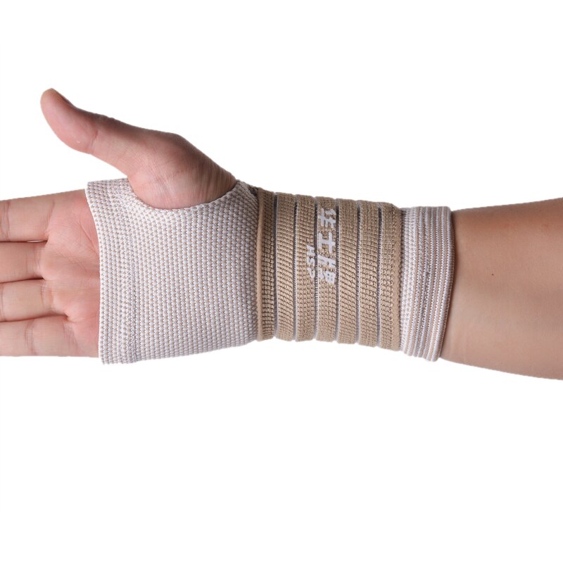 1pc justerbare armbånd elastiske håndledsbind bandager basketball boksning vægtløftning styrkeløft åndbare håndledsstøtter