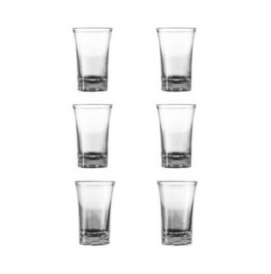 Shot Glas Dispenser 6 Bullet Bril Drinking Game Caddie Wijnrek Party Drink Drinken Rack Bar Cocktail Snel Vullen: 6 pc Transparent