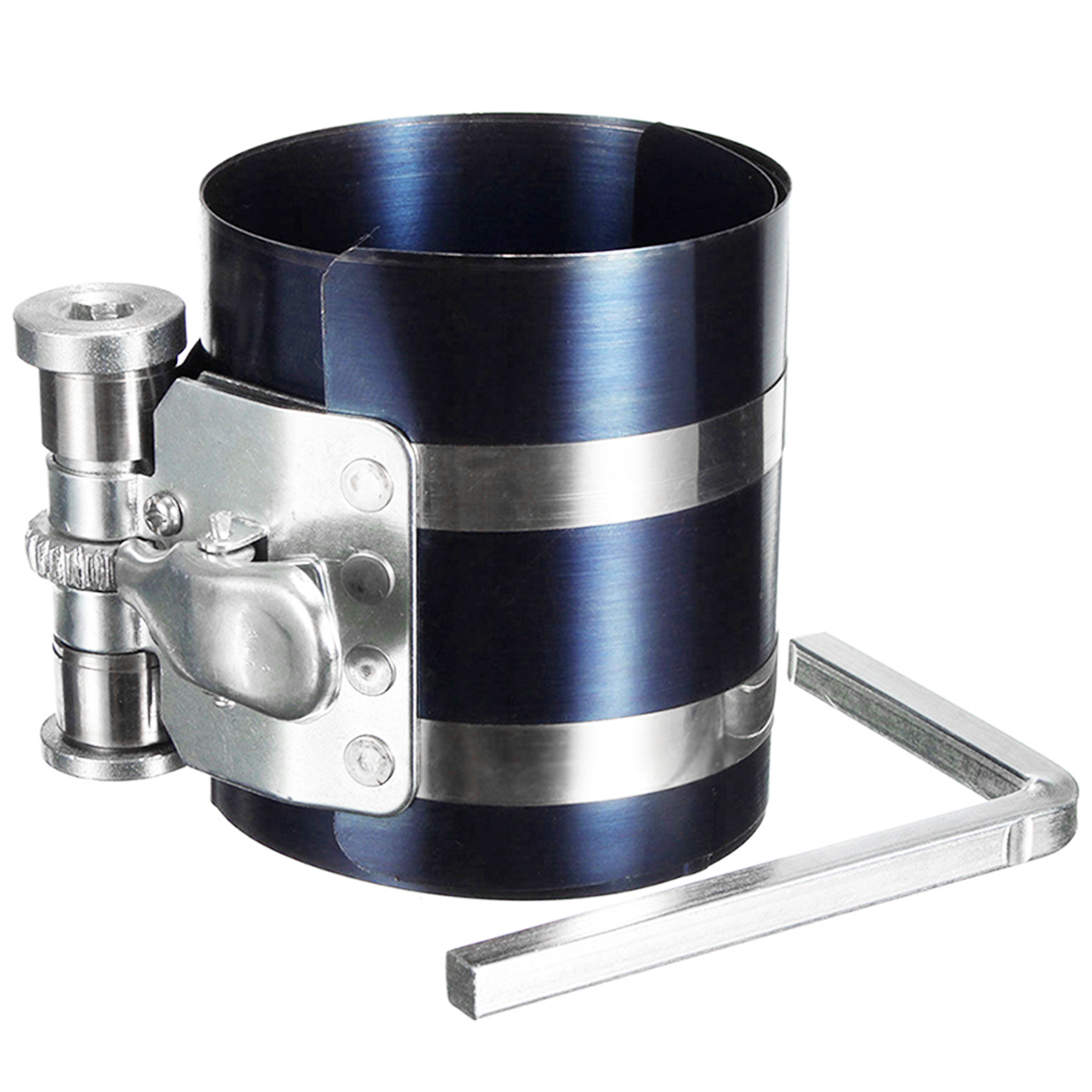 Instalador de anillos de pistón, alicates para anillos de pistón, herramienta de compresor de anillos de pistón de 53-175mm, alicates expansores de abrazadera de mantenimiento de vehículos y motor de coche: Marrón