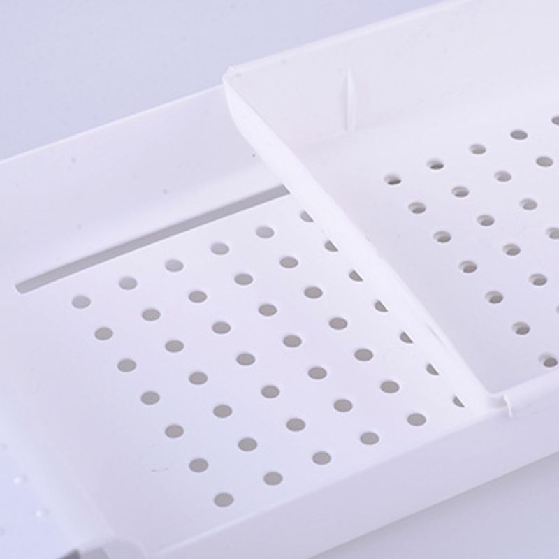 Étagère de baignoire caddie douche, support extensible, plateau de rangement au-dessus du bain, organisateur multifonctionnel pour salle de bain douche