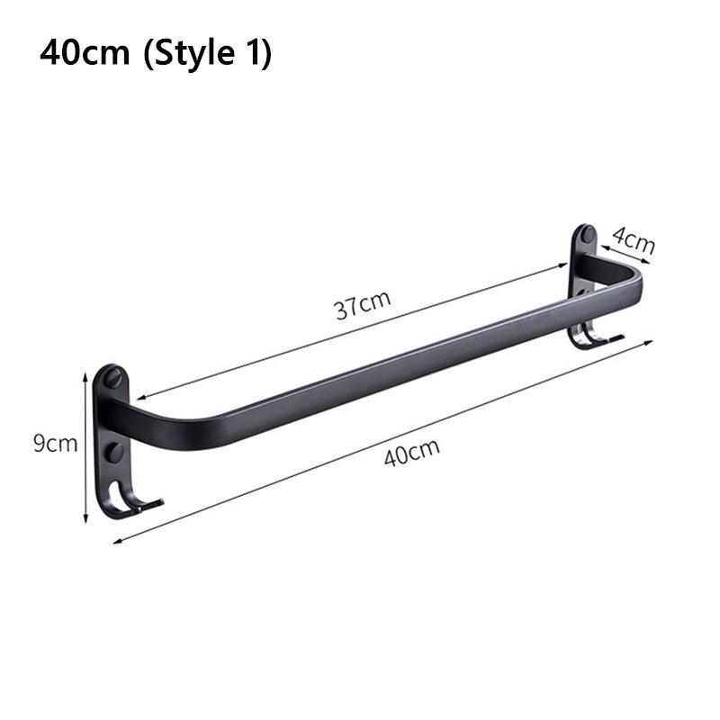 schlagen-freies Handtuch Gestell Zauberstab Waschlappen Lagerung Halfter Badezimmer Zubehör Wc Veranstalter: 40cm (Stil 1)