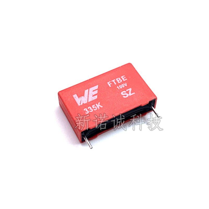 10pcs WE FTBE 100V 335 3.3UF 3U3 100V335 335K 10% Correction Safety Film Capacitors Pitch 22.5mm