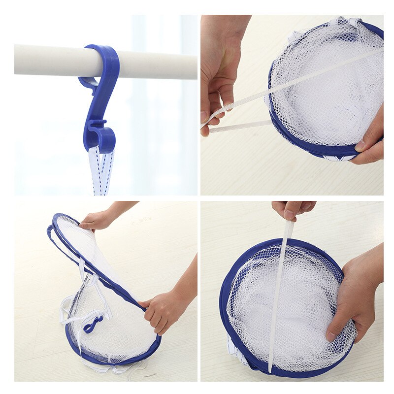 Filet de séchage pour panier à vêtements, filet plat, poche, pour séchage de chaussettes, pull, support spécial de séchage, rangement et Organization du linge