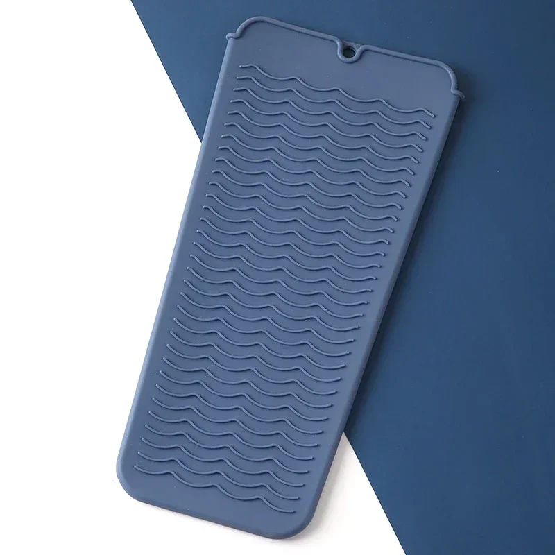 Cubierta de silicona para rizador de pelo, bolsa de almacenamiento para alisador de pelo, rizador de peluquería, estera aislante, bolsa resistente al calor