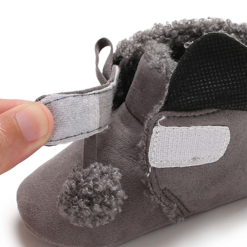 Winter Baby Jongens Meisjes Laarzen Zachte Pluche Cartoon Laarsjes Voor Baby Anti Slip Sneeuw Boot Keep Warm Leuke Crib Schoenen