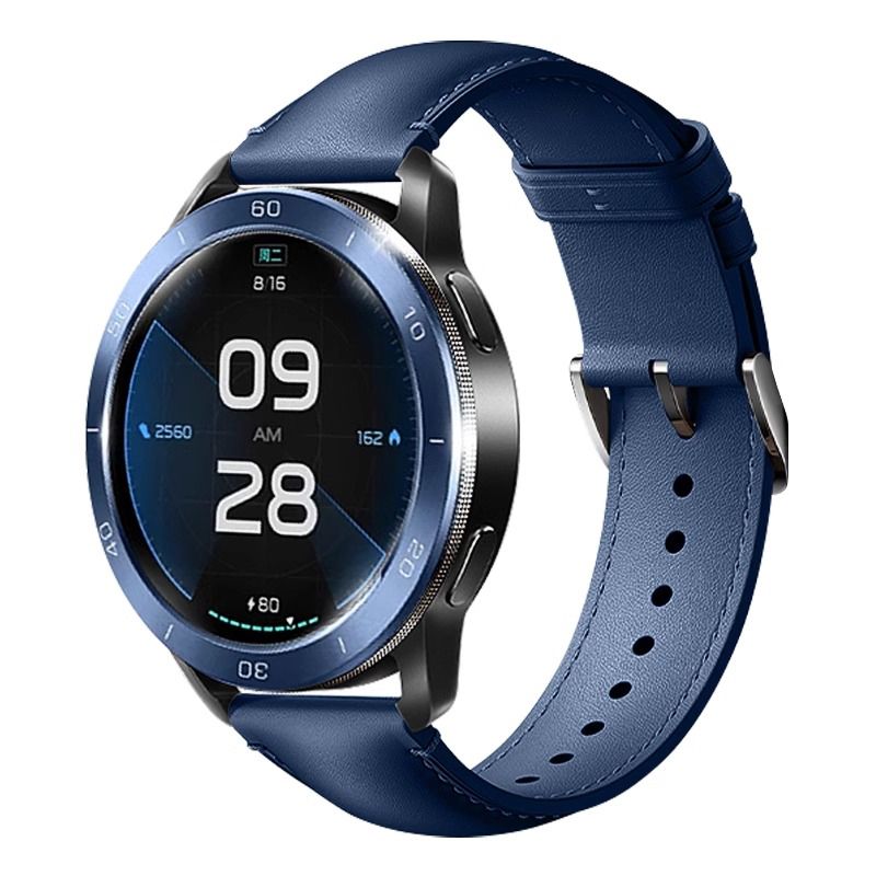 Lünettenarmband-einstellen für Xiaomi S4 S3 Uhr. Aktiviertes Zifferblatt (nicht Original kundenspezifisch). Uhren nicht Ich bin Lieferumfang enthalten: XXL / Blau