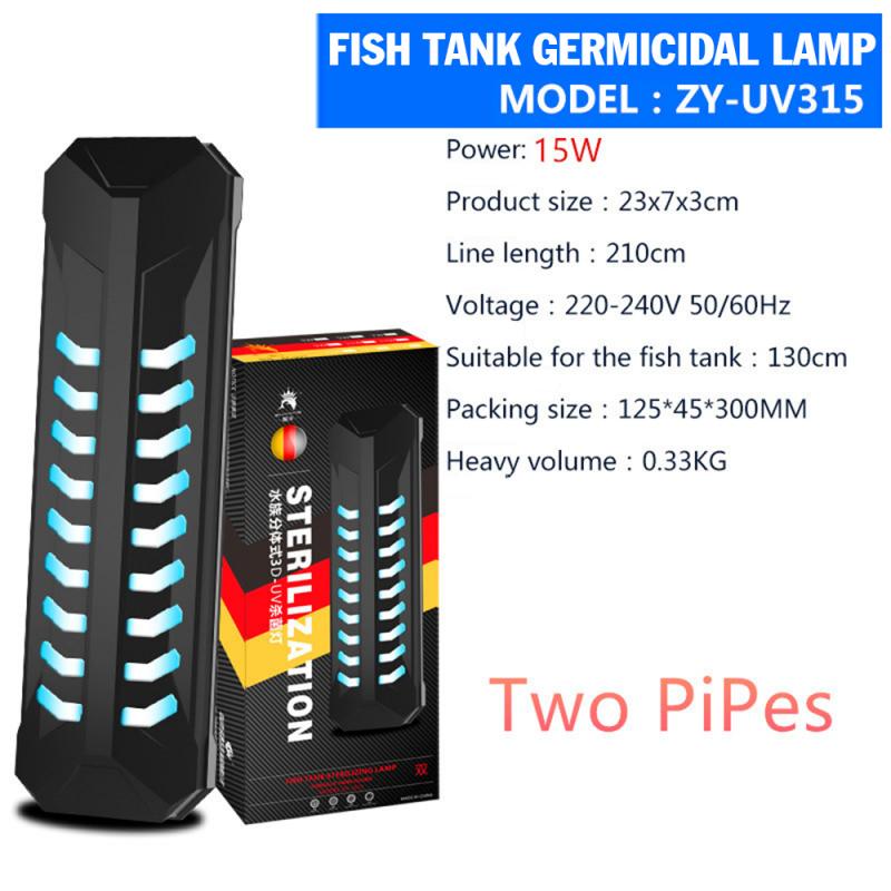 UV Uv Sterilisation Lampe Uv Algen Entfernung Lampe Schwimmbad Fisch Panzer Sterilisation Reinigung Lampe: 15W