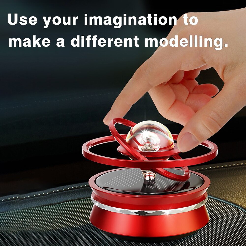 Car Solar Magnetic Spinning Floating Globe Rotating Ball School Office Home Decoration Birthday Astronomy Lovers Novelty