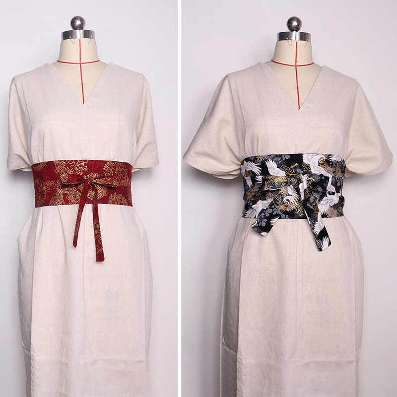 Traditioneller chinesischer Gürtel Hanfu Gürtel retro japanischer Stil Korsett Taille Obi Kleid Bund Schärpengurte Kimono Gürtel Zubehör