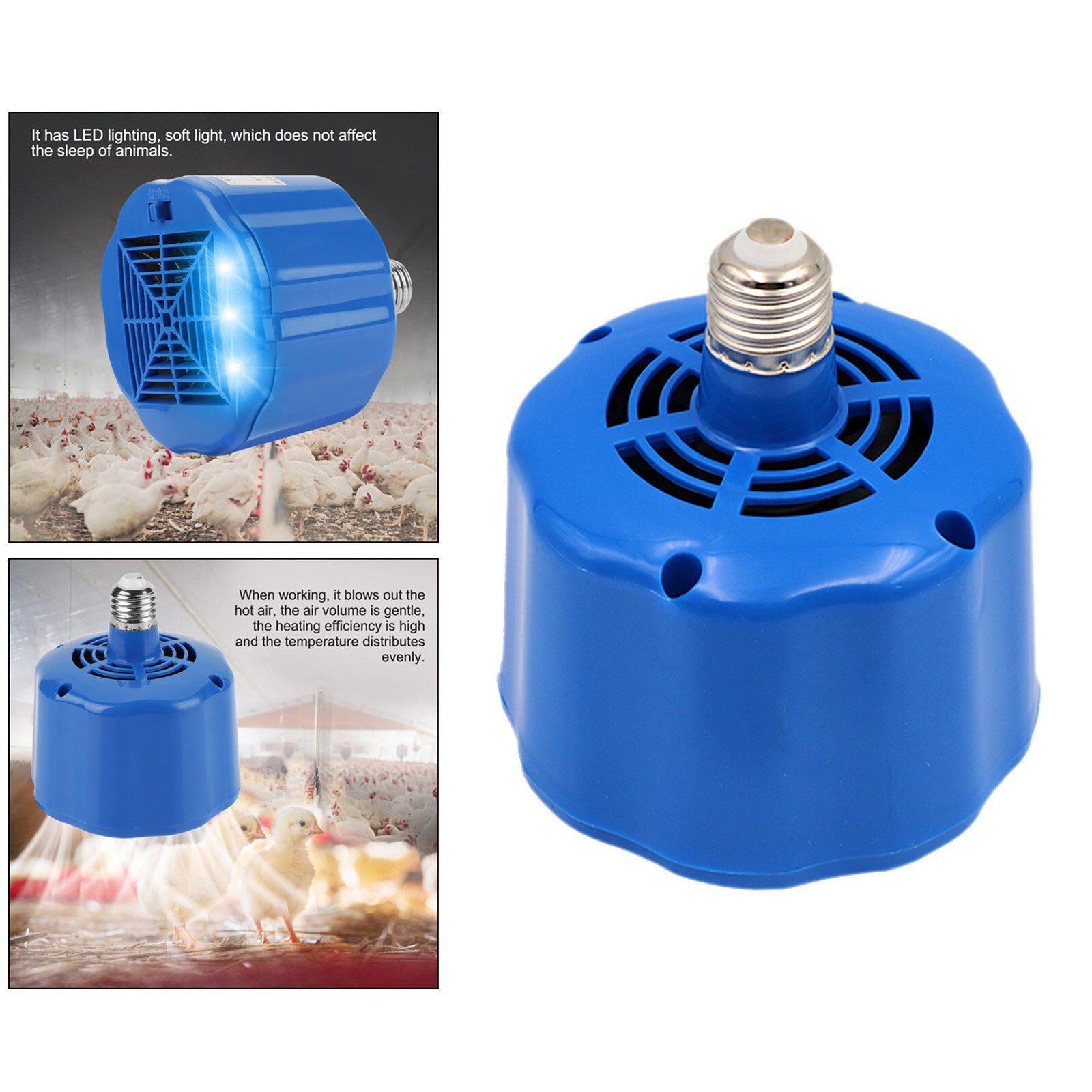 Heating Lamp Animal Warm Light Heat Light Heat Light Heater Fan Heating Lamp For Pet Chicken Reptile