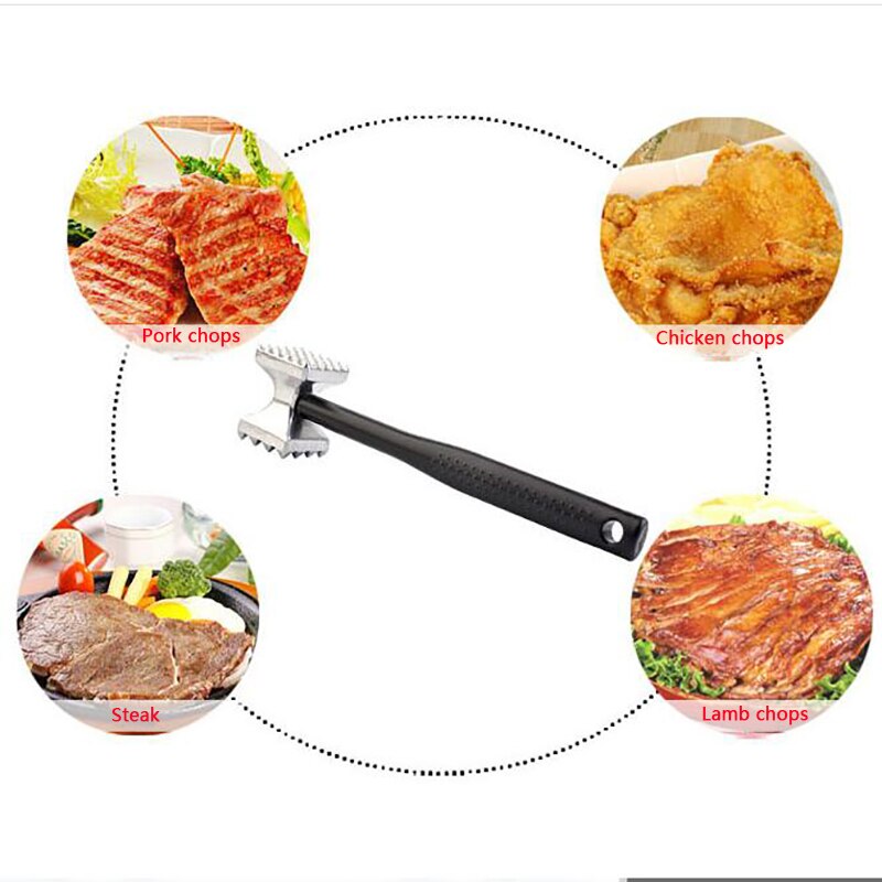 Haushalt Küche Aluminium Legierung Hammer Fleisch Fleisch und Gemüse Hammer Multi-funktion doppelseitige verlieren Fleisch Werkzeuge