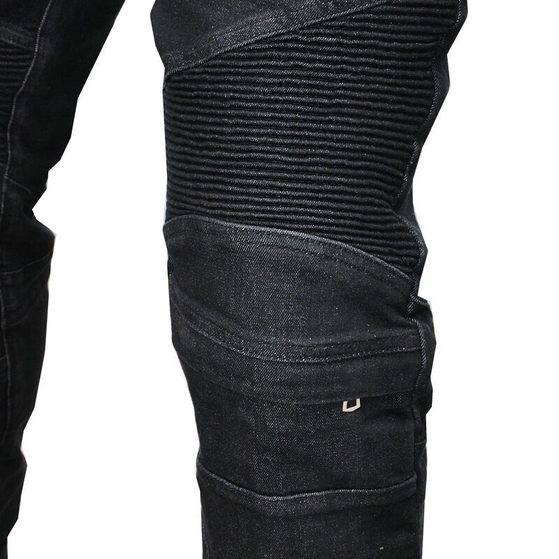 Motorcycle jeans, rider jeans, protective gear off-road jeans blue black