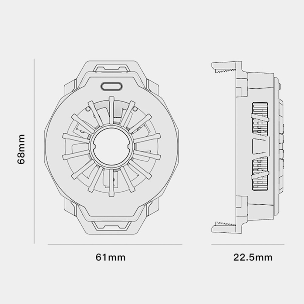 Telefon komórkowy Cooler LZ-F10 type-c telefon komórkowy wentylator uniwersalny Gamepad Radiator kontroler Radiator dla iphone xiaomi