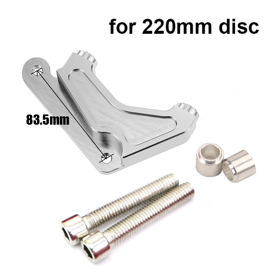 Étrier de frein à disque de moto, étrier RPM, lancement de 82mm, universel, 200mm, 220mm, Rotor flottant à disque avec support adaptateur