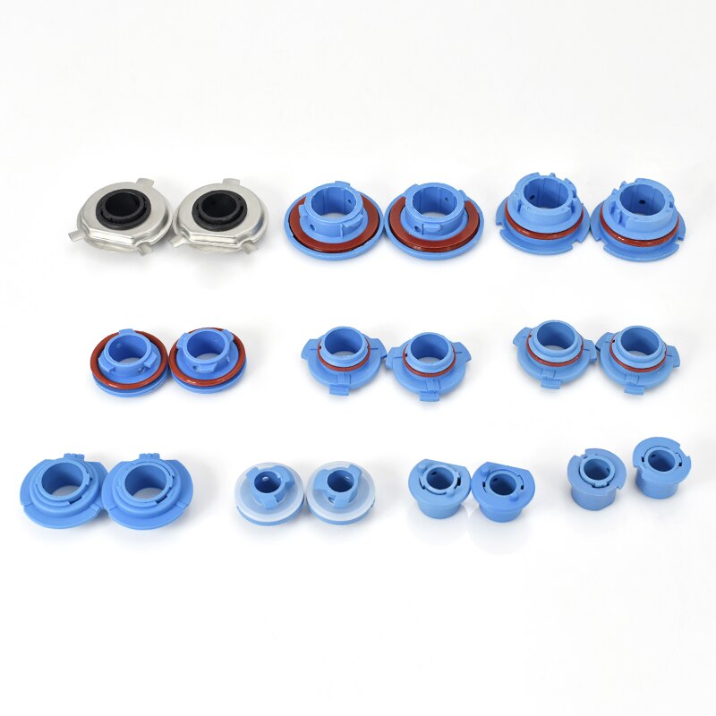 2PCS LED Car Headlight Bulb Base Adapter Socket Holder H1 H3 H4 H7 H11 9005 HB3 9006 9004 9007 H13 880 881 For T1 Auto Headlamps