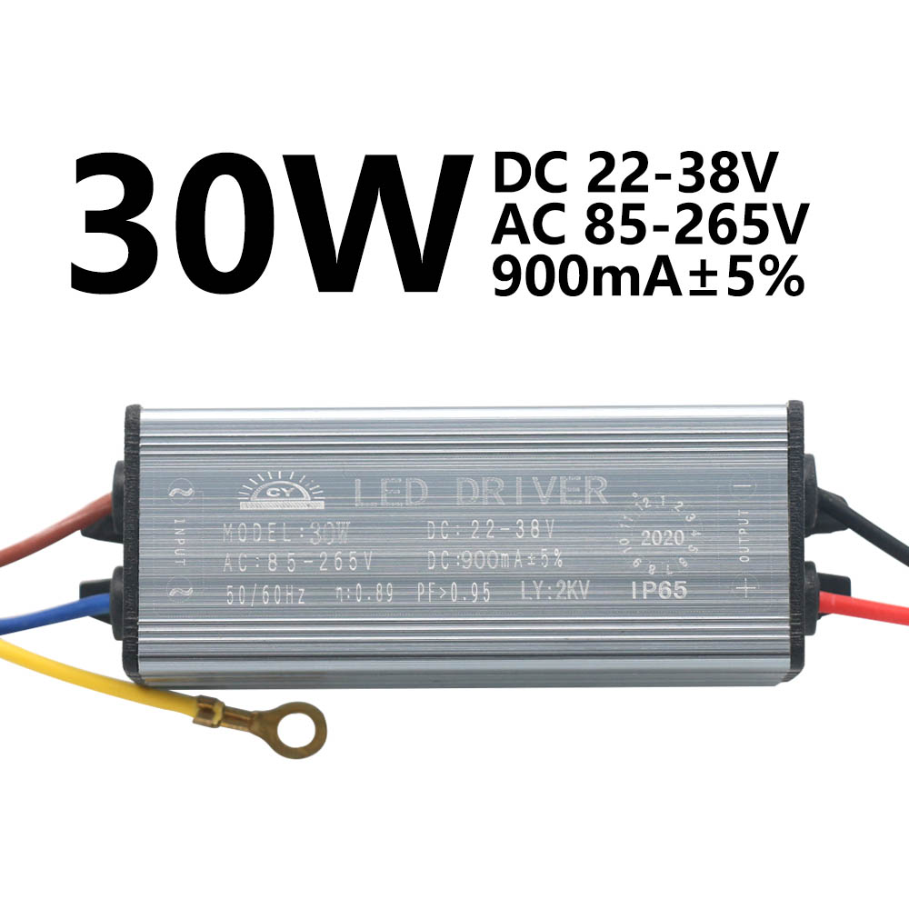 Waterdichte Verlichting Transformers 10W 20W 30W 50W 70W Led Driver Voeding Adapter Voor Strip licht Cctv Camera Billboard Diy: 30W