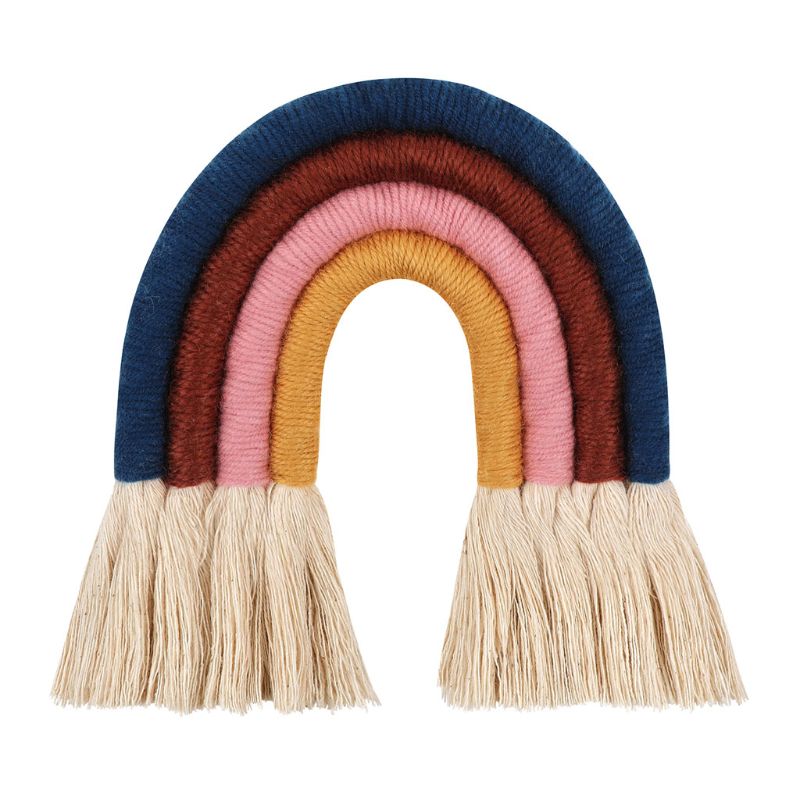 Bonitos adornos colgantes de cereza para pared, decoración de algodón de estilo nórdico para habitación de niños, dormitorio de bebé, decoración para en el hogar