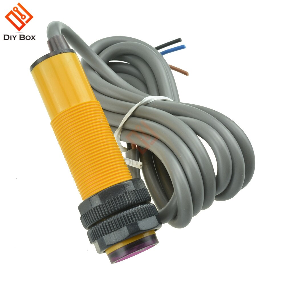 E18-D50NK diffuse reflectance infrared obstacle avoidance sensor infrared photoelectric switch proximity switches NPN
