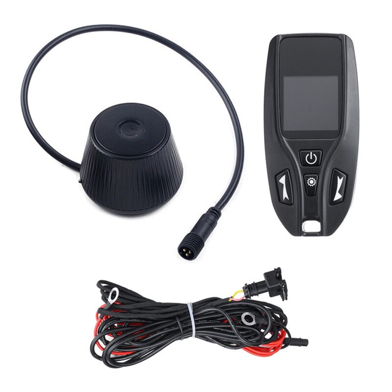 12v 24v bil lastebil luftvarmer fjernkontroll lcd -bryter parkeringsvarmer kontroller termostat for dieselvarmer m/ sele: Et sett