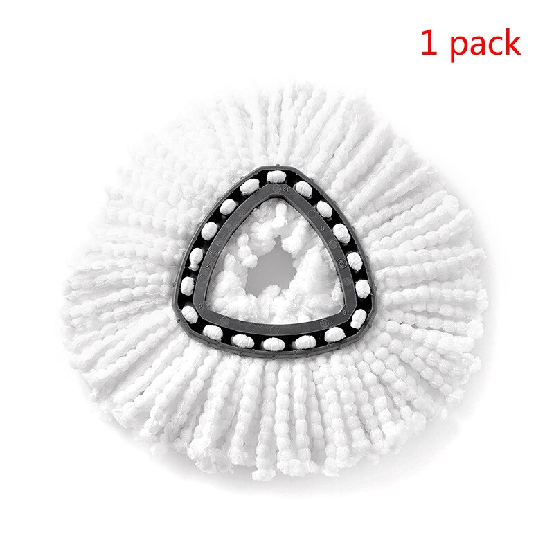 1/3/5 pièces de rechange Microfibre Spin vadrouille propre tête de recharge pour Vileda o-cèdre EasyWring outils de nettoyage ménager accessoires de vadrouille: white 1 Pack