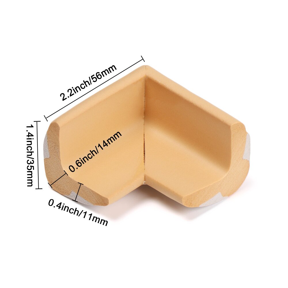 4pcs Baby Safety Corner Guards Soft Table Edge Protector Desk Corner Protect Against Collision Foam Bumper Kids Safety Furniture