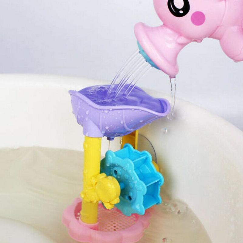 Funny Beach Bathroom Children Shower Pool Toys Cute Cartoon Elephant Bathing Water Shower Pool Toys for Baby Toddler