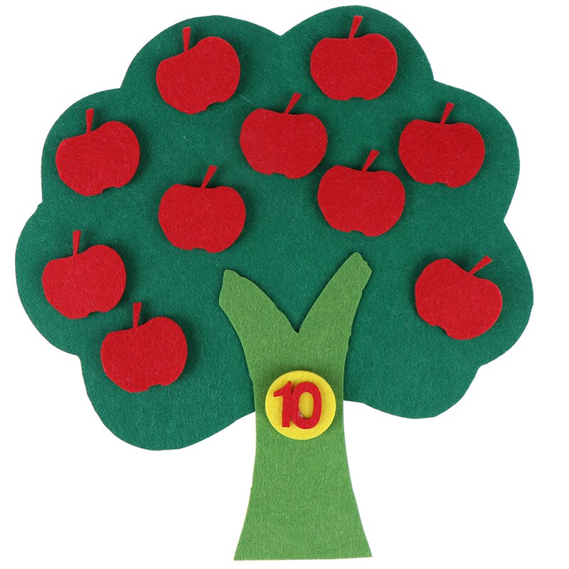 Onderwijs Kleuterschool Handleiding Diy Weave Doek Vroeg Leren Onderwijs Speelgoed Leermiddelen Apple Bomen Wiskunde Speelgoed