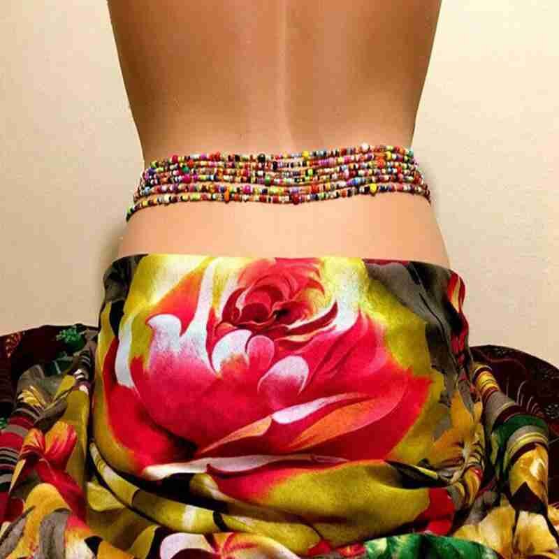 Bikini Ketting Buik Handgemaakte Rijst Kralen Taille Keten