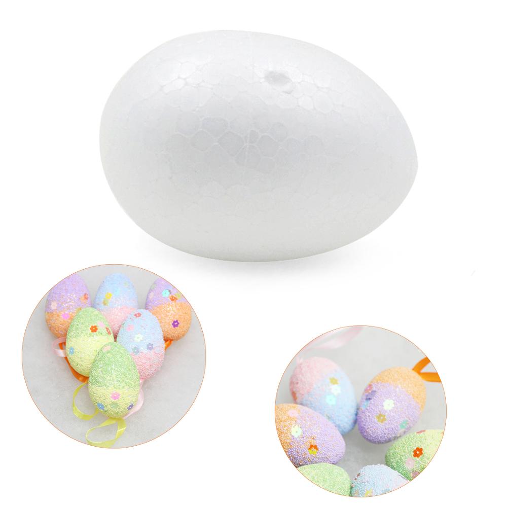 XMAS Polystyrene Styrofoam Foam Solid Egg Handmade DIY Craft Party Festivals Celebrations Decorations Event Accessory Supplies