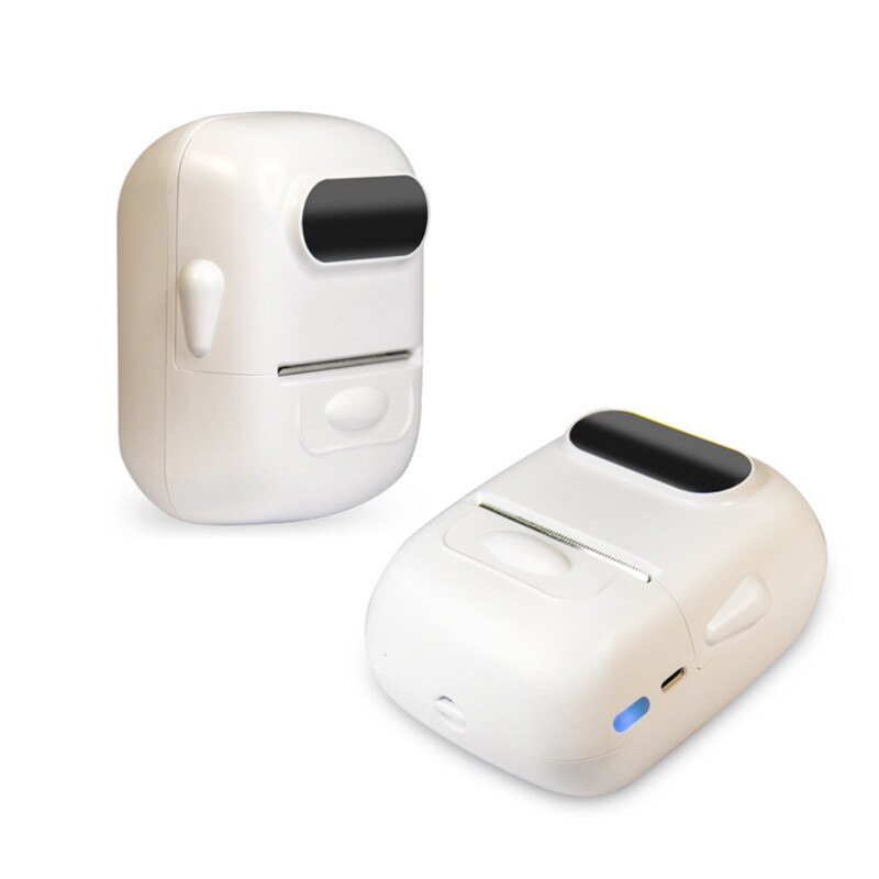 P50 Office Home Retail Price Barcode QR Code Sticker 50mm Width Portable Bluetooth Thermal Label Printer