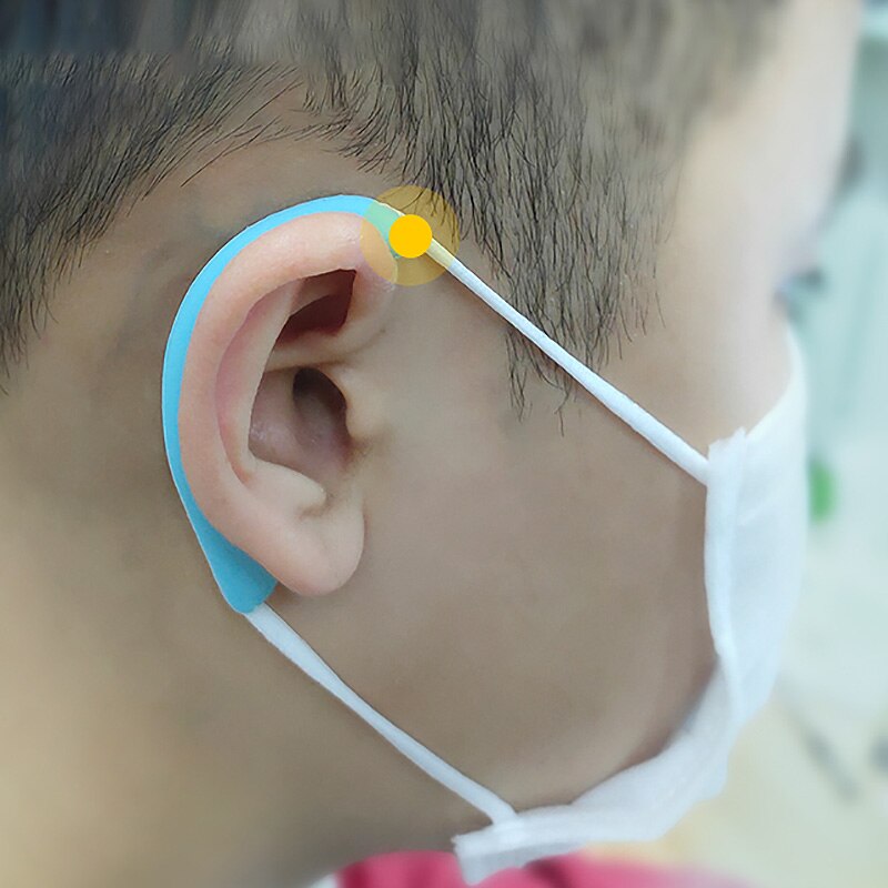 3 paar universele oorkapjes voor volwassenen en kinderen, anti-lek, siliconen oorkappen beschermen de oren (wit + zwart + blauw)