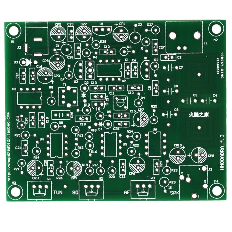 DIY KITs Airband Radio Receiver Aviation Band Receiver, Green