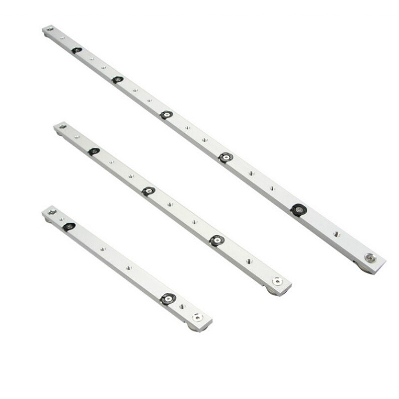 Rail d'onglet et barre d'onglet, alliage d'aluminium, t-pistes, Table à glissière, scie d'onglet, barre, outils de travail de menuiserie, à monter, à monter