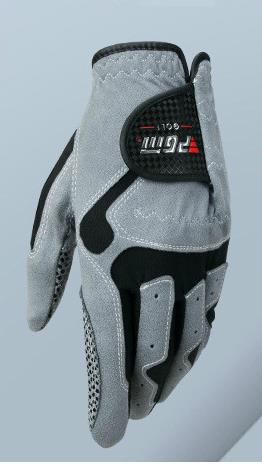 Men's Golf Glove Micro Fiber Soft Left Hand Anti-skidding Non slip particles Breathable Golf Glove: Left Hand Gray / 24